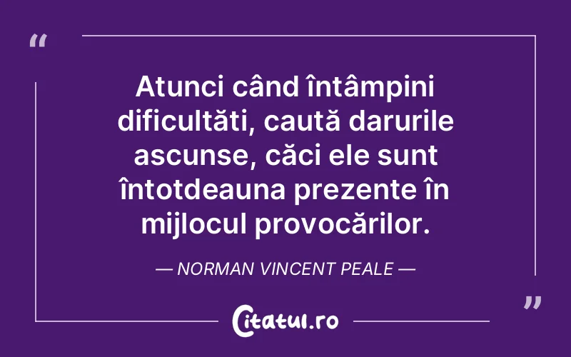 Citat Norman Vincent Peale - citate crestine
