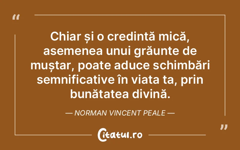 Citat Norman Vincent Peale - citate crestine