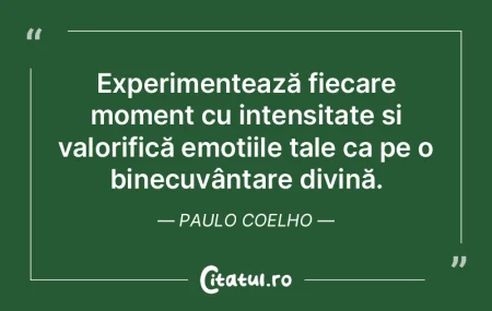 Experimentează fiecare moment cu intens... Experimentează fiecare moment cu intens...