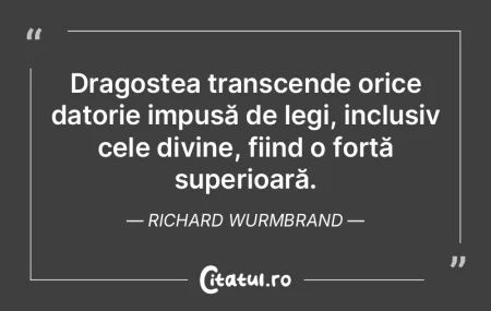 Dragostea transcende orice datorie impus... Dragostea transcende orice datorie impus...