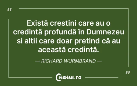 Există creștini care au o credință p... Există creștini care au o credință p...