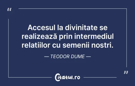 Accesul la divinitate se realizează pri... Accesul la divinitate se realizează pri...