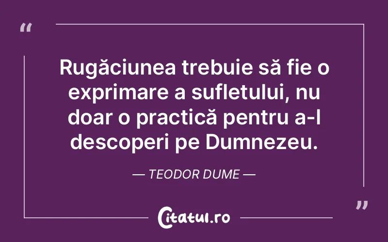 Citat Teodor Dume - citate crestine