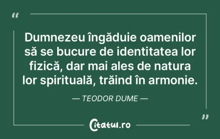 Dumnezeu îngăduie oamenilor să se buc... Dumnezeu îngăduie oamenilor să se buc...