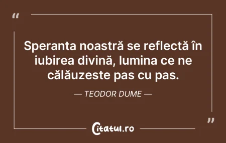 Speranța noastră se reflectă în iubi... Speranța noastră se reflectă în iubi...
