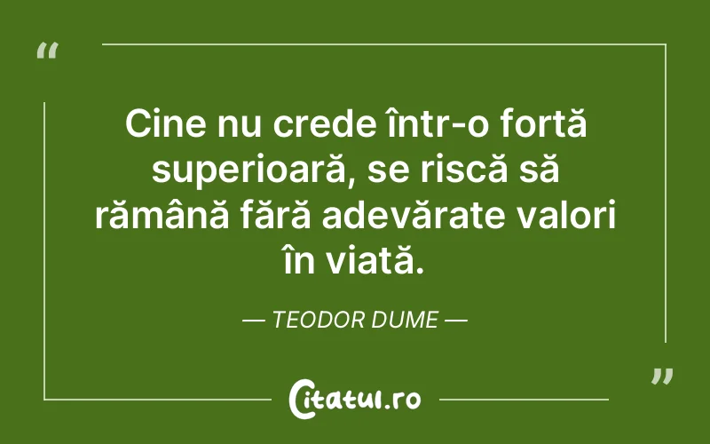 Citat Teodor Dume - citate crestine