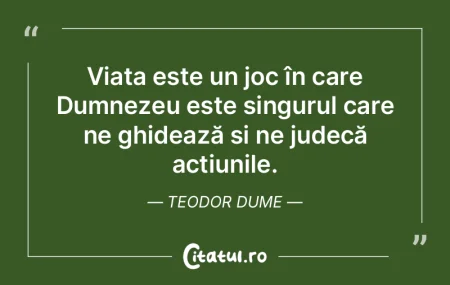 Viața este un joc în care Dumnezeu est... Viața este un joc în care Dumnezeu est...