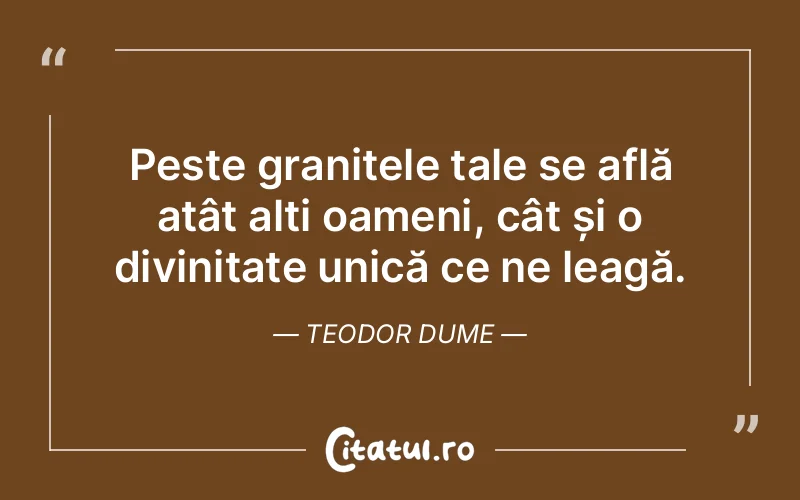 Citat Teodor Dume - citate crestine