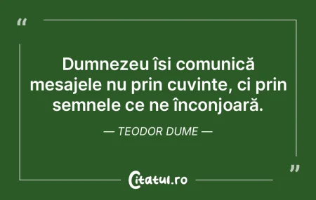 Dumnezeu își comunică mesajele nu pri... Dumnezeu își comunică mesajele nu pri...