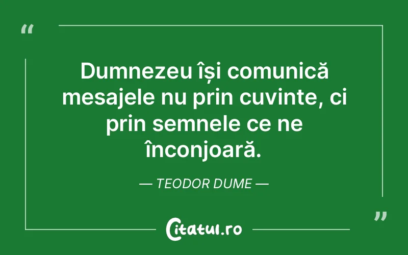 Citat Teodor Dume - citate crestine