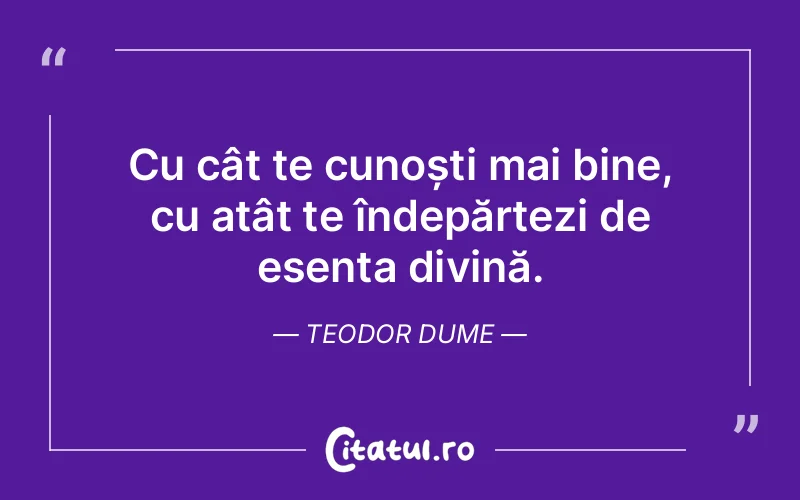 Citat Teodor Dume - citate crestine