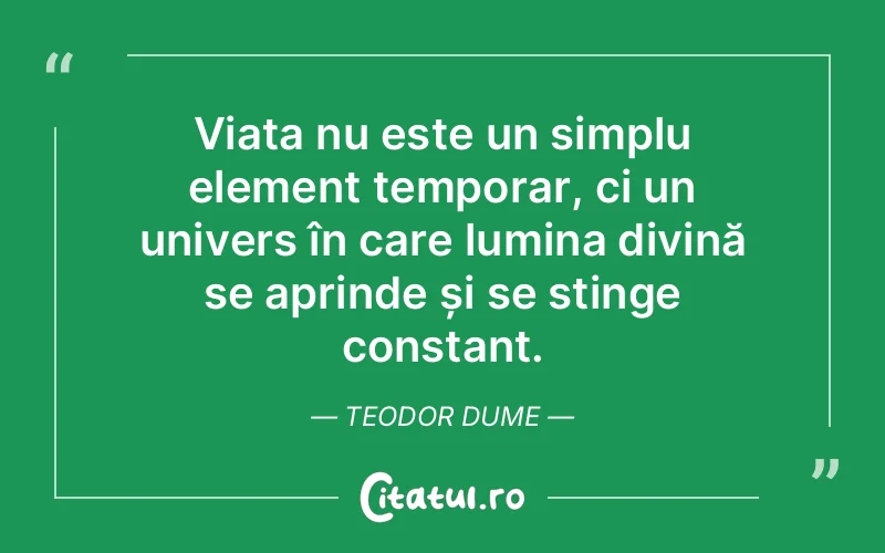 Citat Teodor Dume - citate crestine