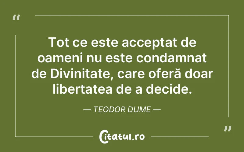 Citat Teodor Dume - citate crestine