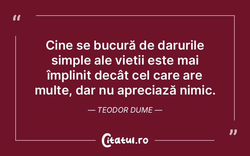 Citat Teodor Dume - citate crestine