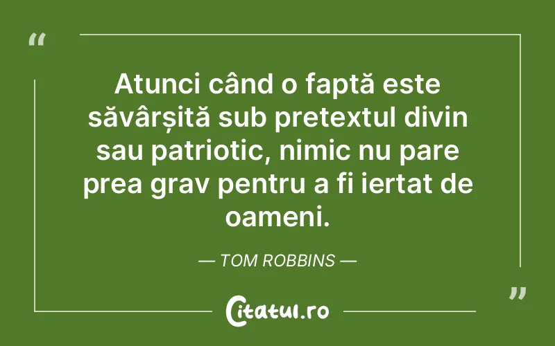 Citat Tom Robbins - citate crestine