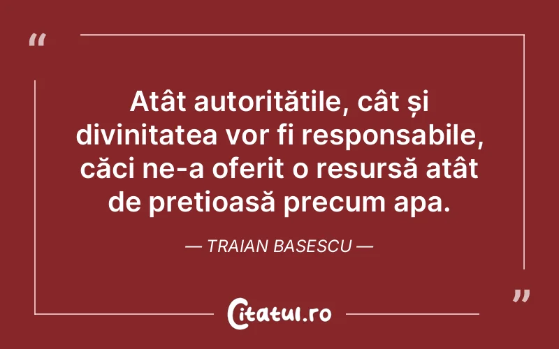 Citat Traian Basescu - citate crestine