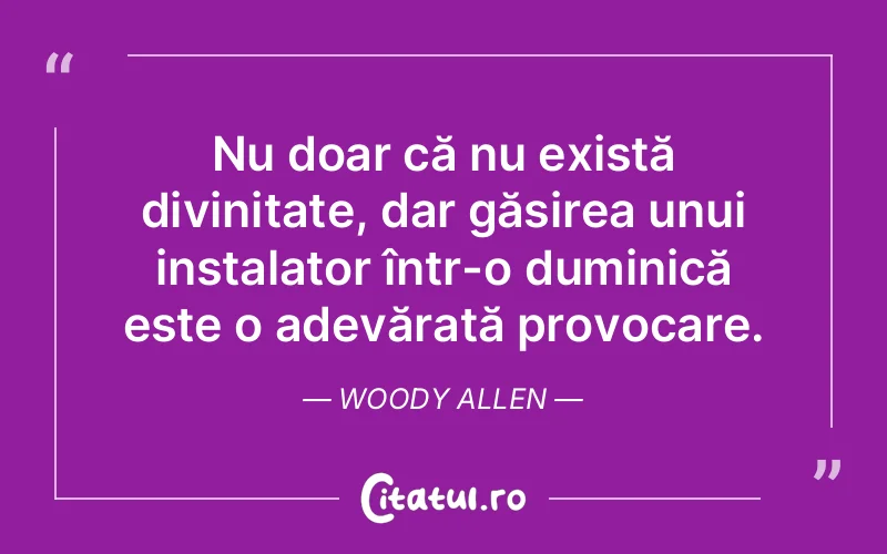 Citat Woody Allen - citate crestine
