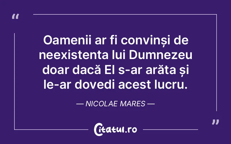 Citat Nicolae Mares - citate crestine