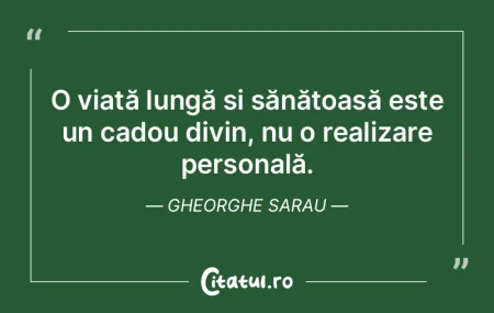 O viață lungă și sănătoasă este u... O viață lungă și sănătoasă este u...