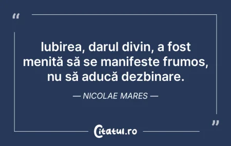 Iubirea, darul divin, a fost menită să... Iubirea, darul divin, a fost menită să...