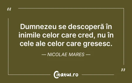 Dumnezeu se descoperă în inimile celor... Dumnezeu se descoperă în inimile celor...