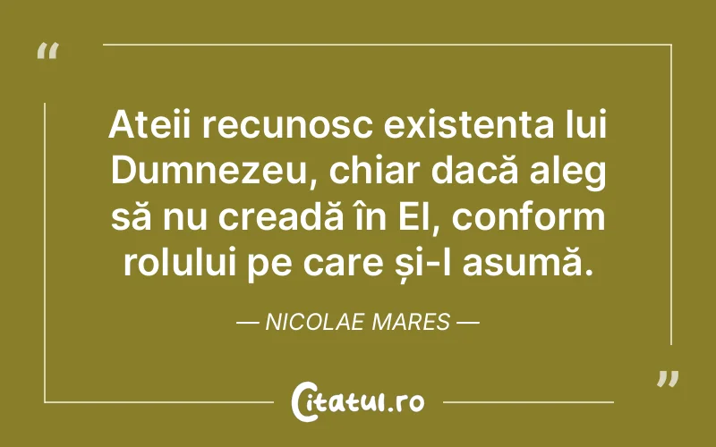 Citat Nicolae Mares - citate crestine