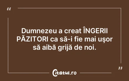 Dumnezeu a creat ÎNGERII PĂZITORI ca s... Dumnezeu a creat ÎNGERII PĂZITORI ca s...