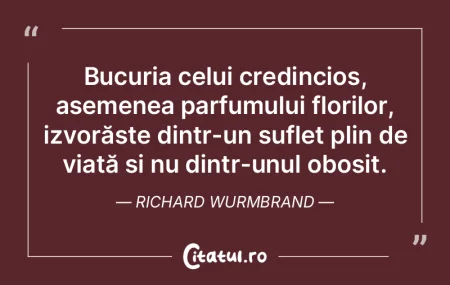 Bucuria celui credincios, asemenea parfu... Bucuria celui credincios, asemenea parfu...