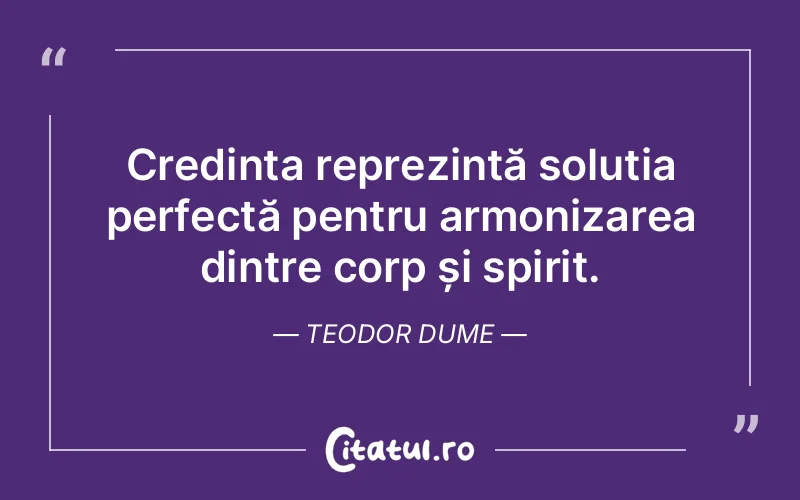 Citat Teodor Dume - citate crestine
