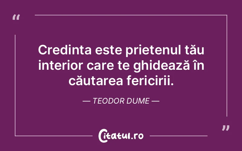 Citat Teodor Dume - citate crestine