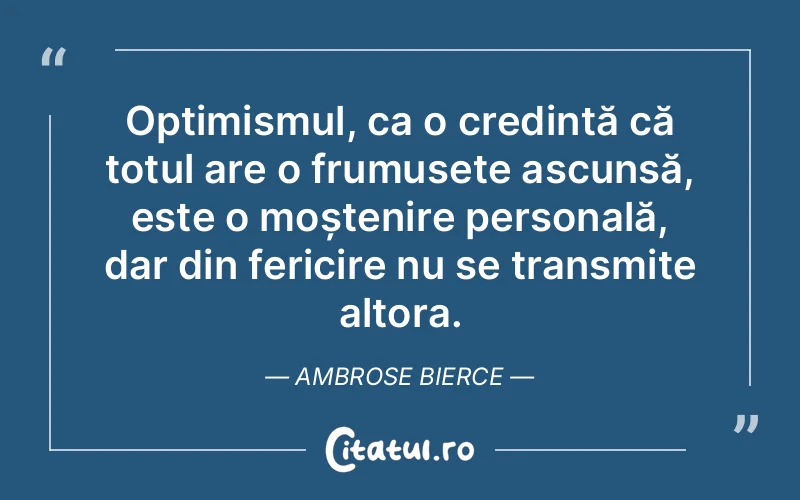 Citat Ambrose Bierce - citate crestine