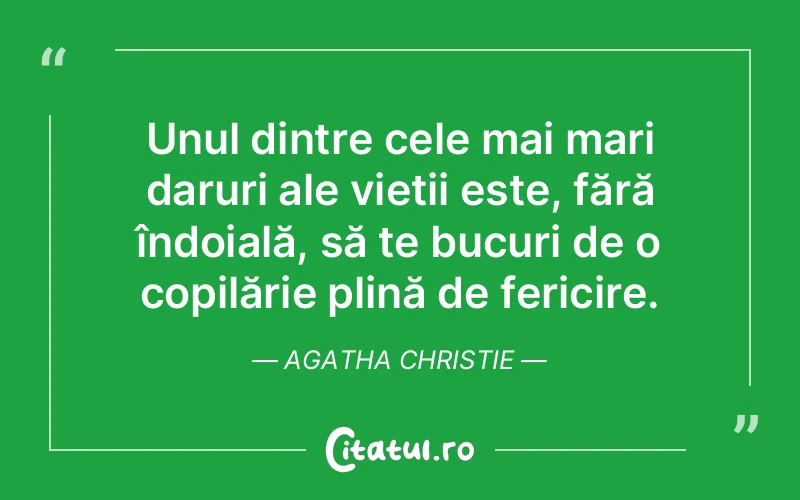 Citat Agatha Christie - citate crestine