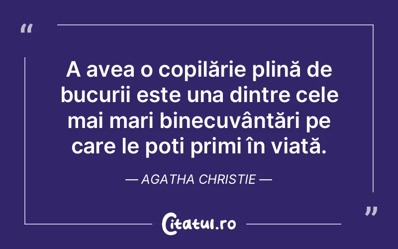 Citat Agatha Christie - citate crestine