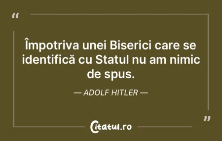 Împotriva unei Biserici care se identif... Împotriva unei Biserici care se identif...