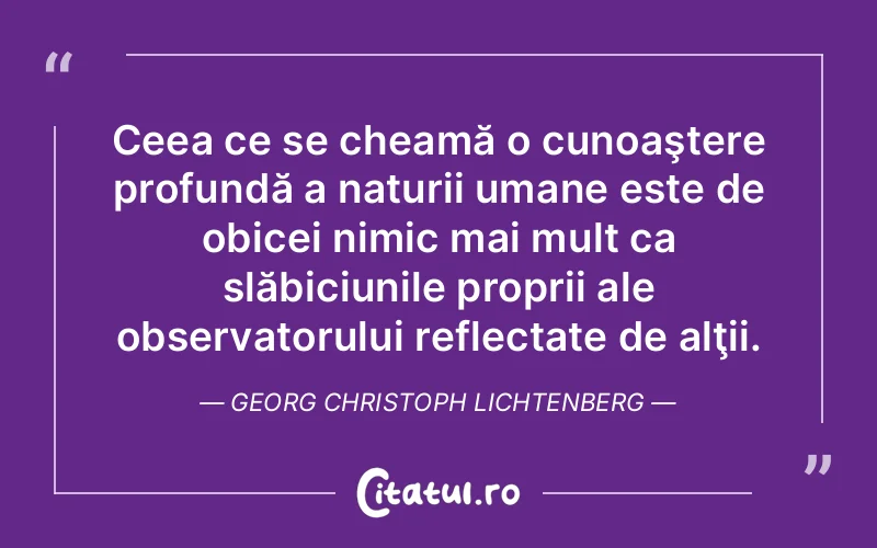 Citat Georg Christoph Lichtenberg - citate crestine
