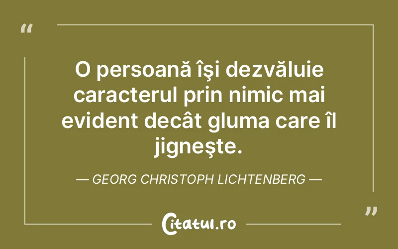 Citat Georg Christoph Lichtenberg - citate crestine
