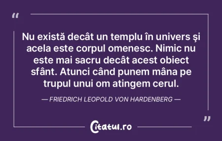 Nu există decât un templu în univers ... Nu există decât un templu în univers ...