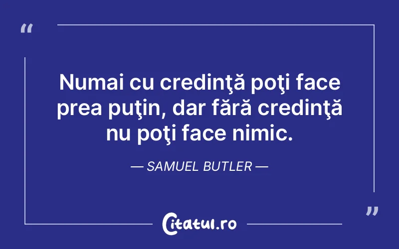 Citat Samuel Butler - citate crestine
