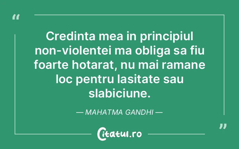 Citat Mahatma Gandhi - citate crestine