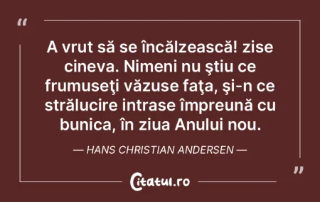 A vrut să se încălzească! zise cinev... A vrut să se încălzească! zise cinev...