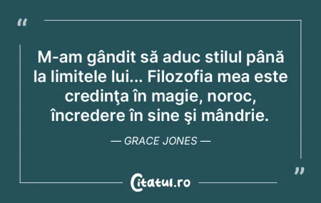 M-am gândit să aduc stilul până la l...