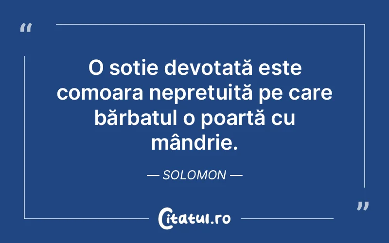 Citat Solomon - citate crestine