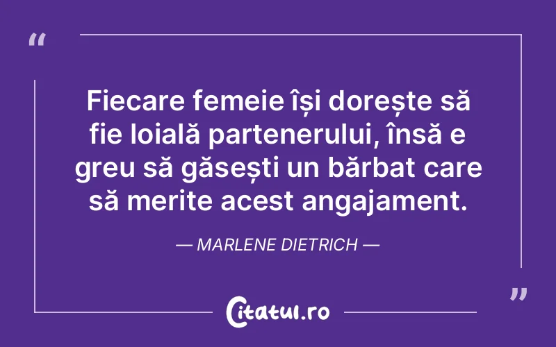 Citat Marlene Dietrich - citate crestine