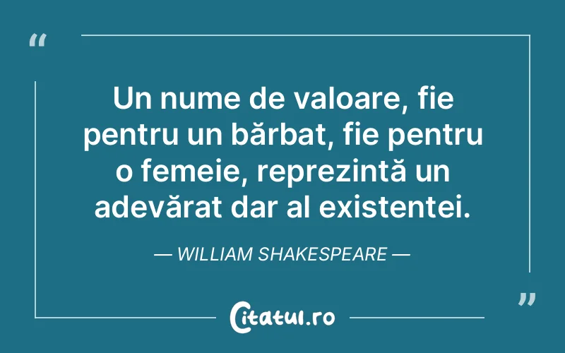 Citat William Shakespeare - citate crestine