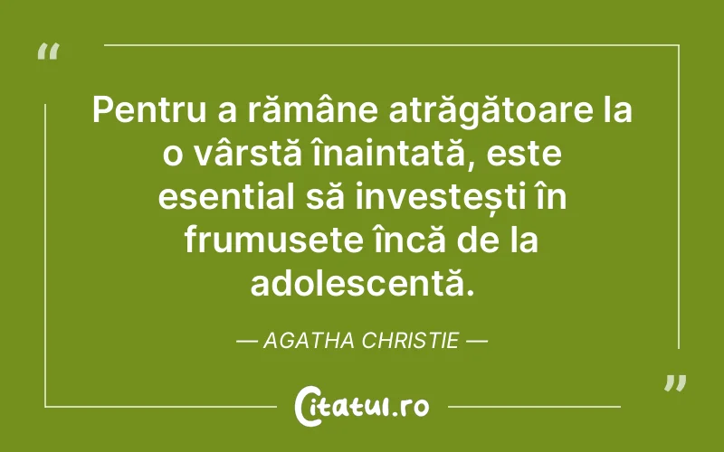 Citat Agatha Christie - citate crestine