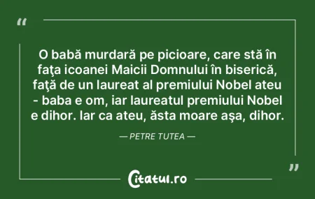O babă murdară pe picioare, care stă ... O babă murdară pe picioare, care stă ...