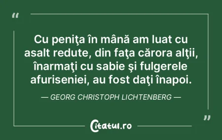 Cu peniţa în mână am luat cu asalt r... Cu peniţa în mână am luat cu asalt r...