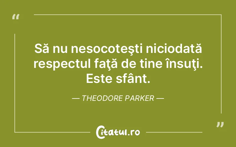Citat Theodore Parker - citate crestine