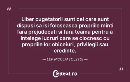 Liber cugetatorii sunt cei care sunt dis... Liber cugetatorii sunt cei care sunt dis...