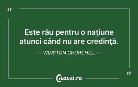 Este rău pentru o naţiune atunci când... Este rău pentru o naţiune atunci când...